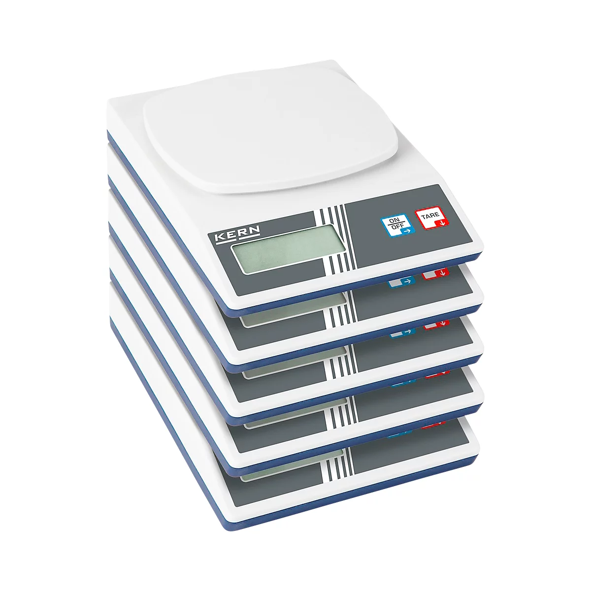 Schoolweegschaal EFS 5000-0S05, weegvermogen 5200 g, afleesbaarheid 1 g, set van 5
