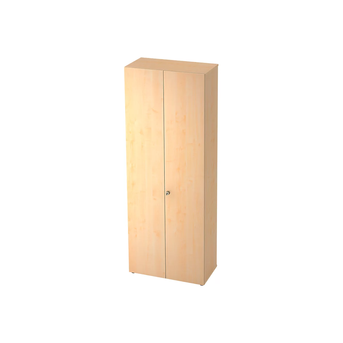 Schrank TOPAS LINE, Akten/Garderobenschrank, 6 Ordnerhöhen, B 800 mm, Ahorn-Dekor