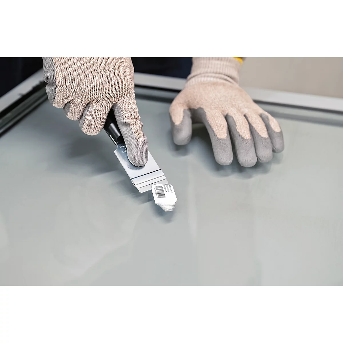 Schraper Martor Scrapex Argentax, ergonomisch, schraapbereik 36 mm, met kap, L 165 x B 16,7 x H 45 mm, staal/kunststof, zwart