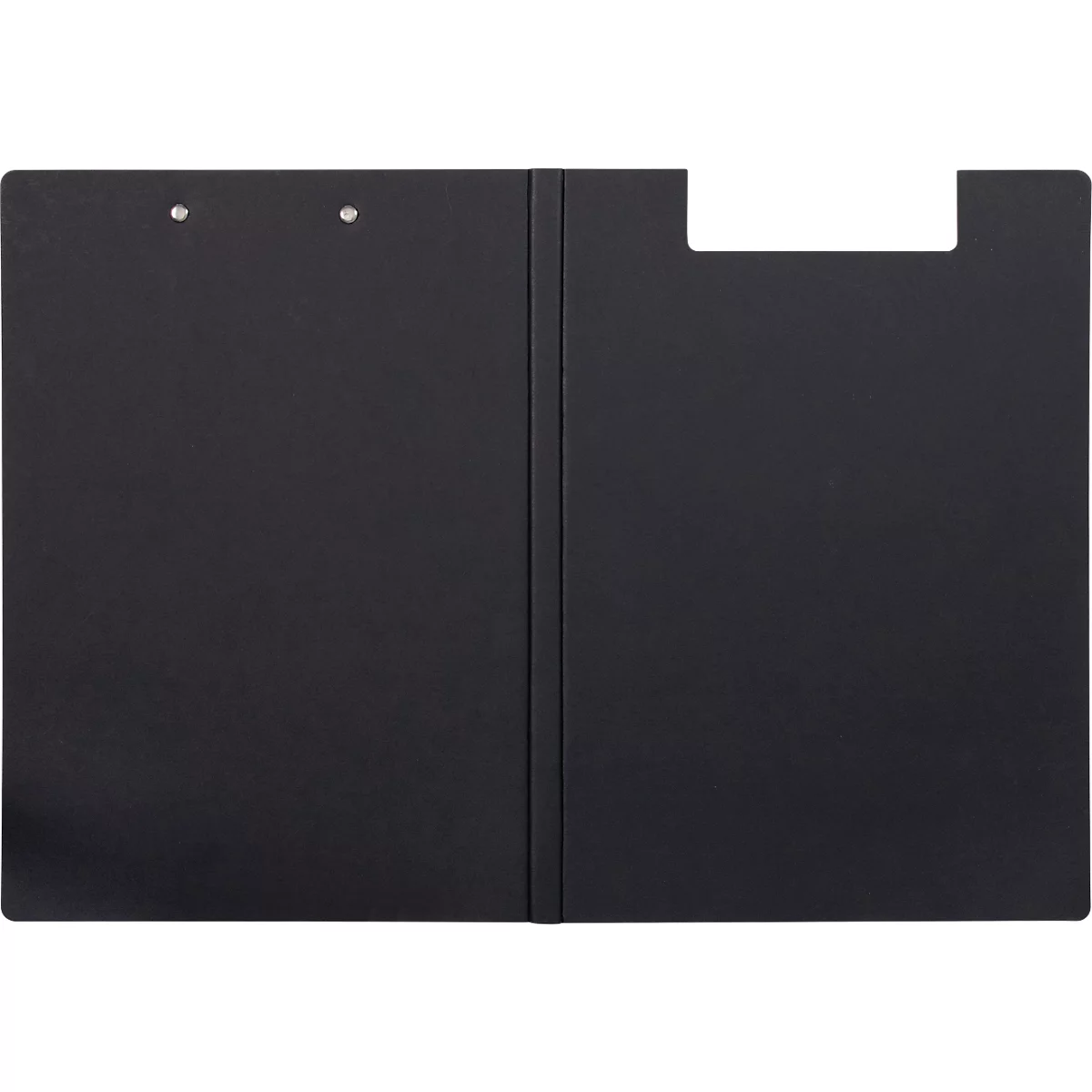 Schreibmappe Maul MAULbalance, A4, Klemmweite 8 mm, individualisierbar, aufhängbar, L 323 x B 234 x H 16 mm, Karton, recycelbar, schwarz