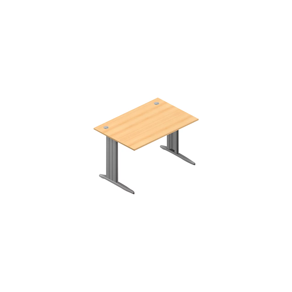 Schreibtisch ARLON-OFFICE, B 1200 x T 800 x H 730 mm, Buche-Dekor