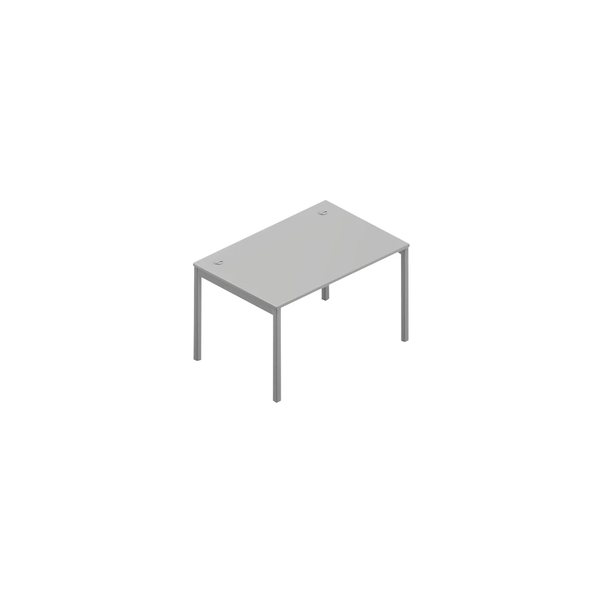 Schreibtisch ARLON-OFFICE, B 1200 x T 800 x H 730 mm, lichtgrau