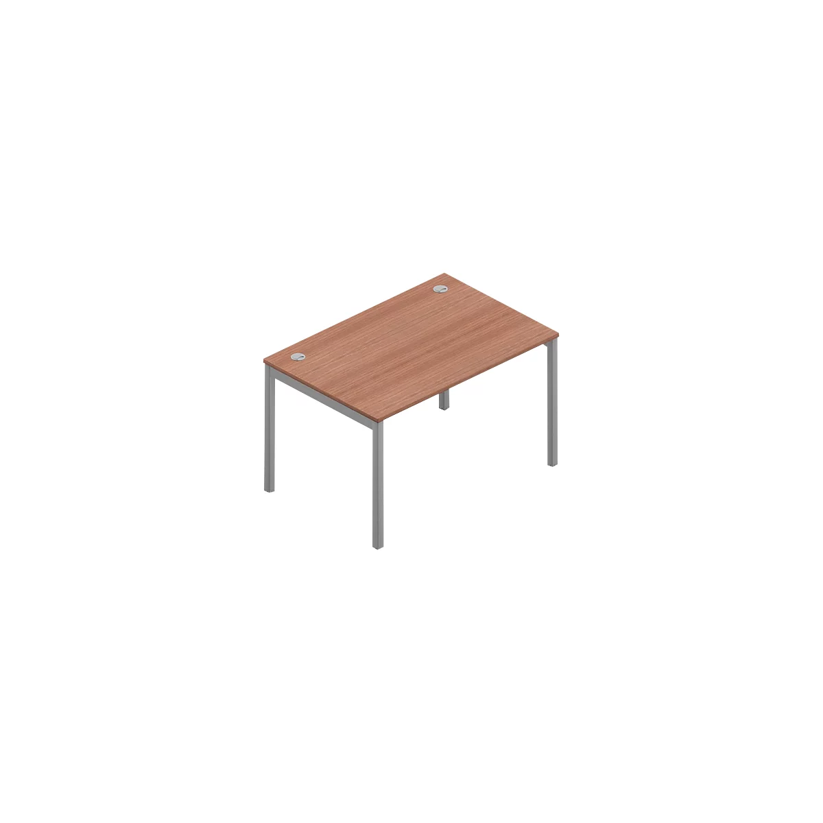 Schreibtisch ARLON-OFFICE, B 1200 x T 800 x H 730 mm, Nuss Canaletto
