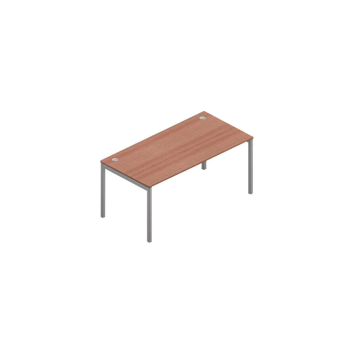 Schreibtisch ARLON-OFFICE, B 1600 x T 800 x H 730 mm, Nuss Canaletto