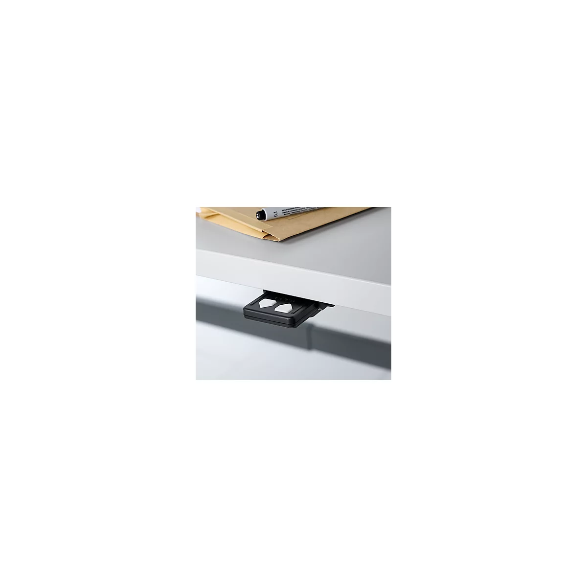 Schreibtisch Komfort, 2-stufig elektrisch höhenverstellbar, B 1200/1600/1800 mm