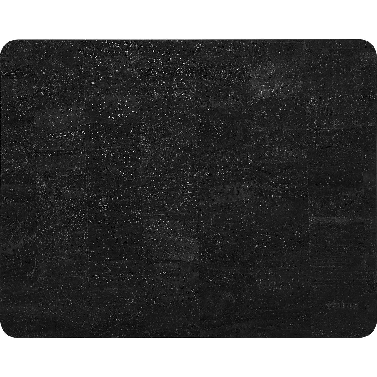Schreibunterlage Kolma, B 660 x H 470 mm, wasserabweisend, rutschfest, Naturkork, schwarz