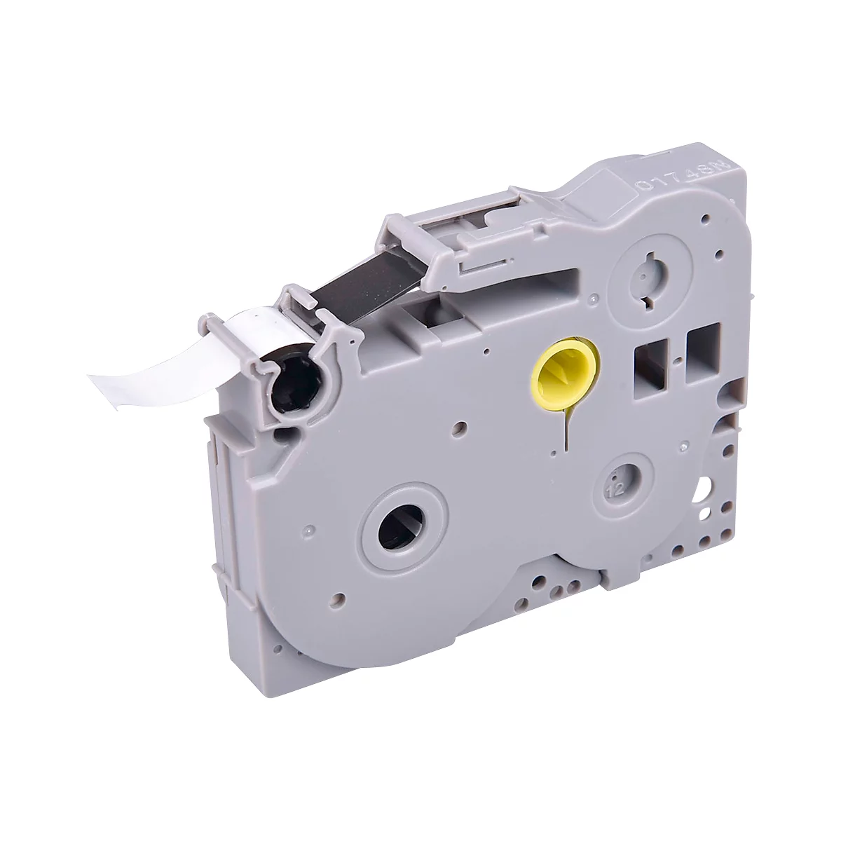 Schriftband kompatibel zu Brother Beschriftungsband TZe-231, selbstklebend, weiss/schwarz, Kunststoff laminiert, L 8 m x B 12 mm