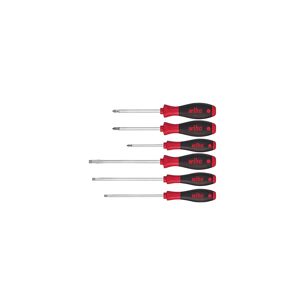 Schroevendraaierset 302 HK6 01 6 st.sleuf/PH/PZD