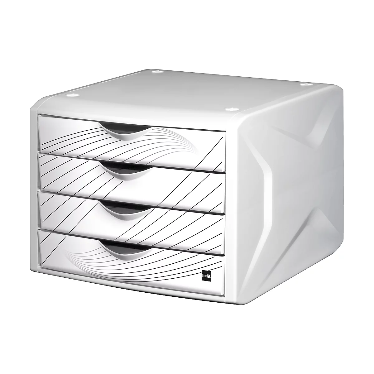 Schubladenbox 'Chameleon' weiß