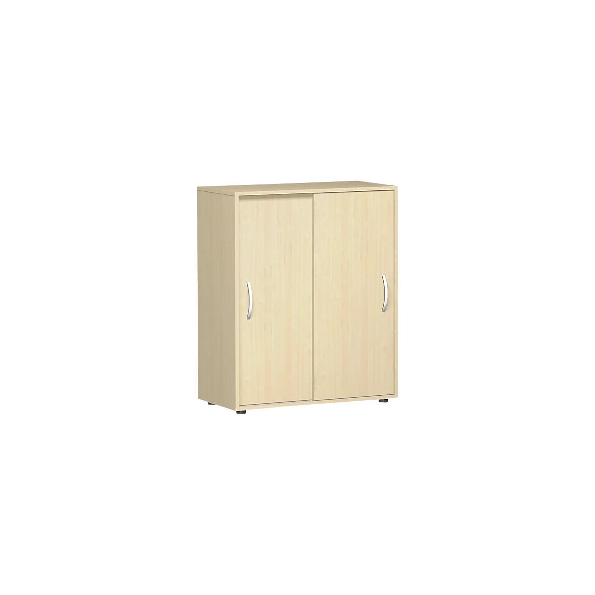 Schuifdeurkast Alicante, 3 ordnerhoogten, B 800 x D 400 x H 1104 mm, esdoornpatroon