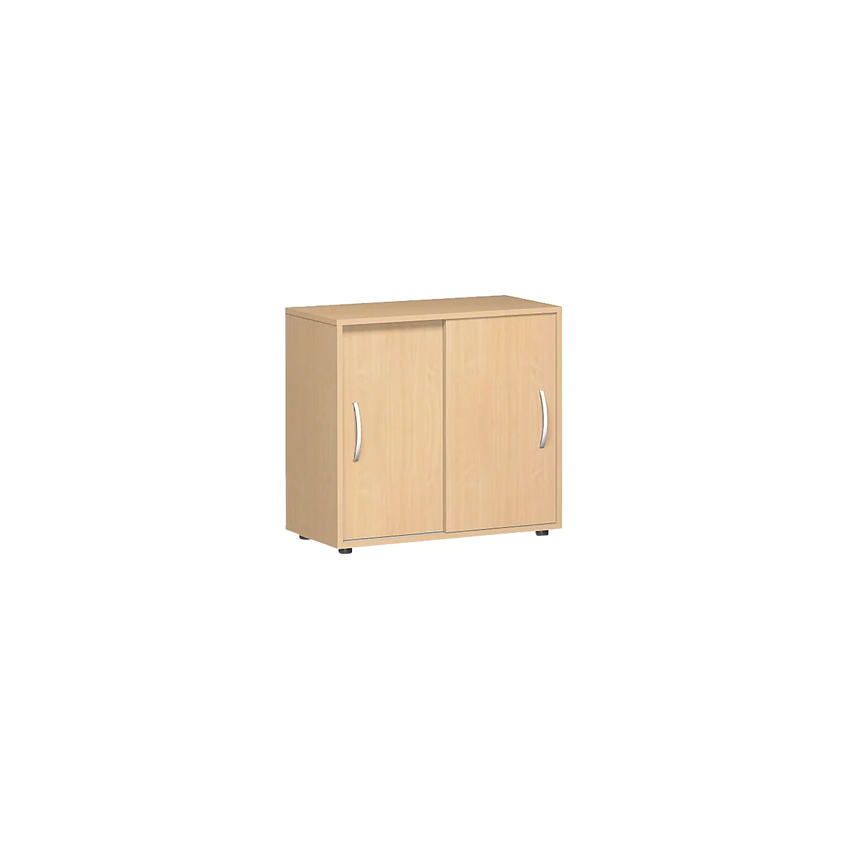 Schuifdeurkast PALENQUE, 2 ordnerhoogten, 1 legbord, B 800 x D 400 x H 752 mm, beuken