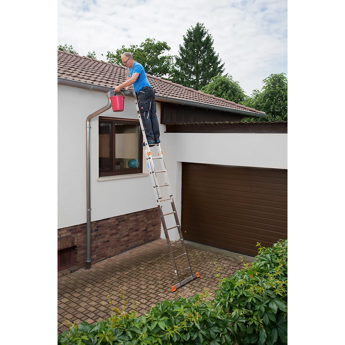 Schuifladder FABILO - H 4400 mm - 2 x 9 sporten