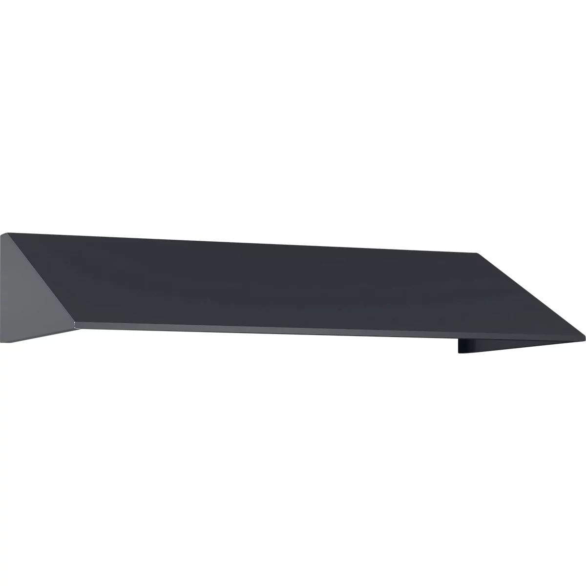 Schuin dak uitbouw voor C+P lockerkast Resisto, helling 26°, B 1148 x D 540 x H 230 mm, staal, antracietgrijs RAL 7016