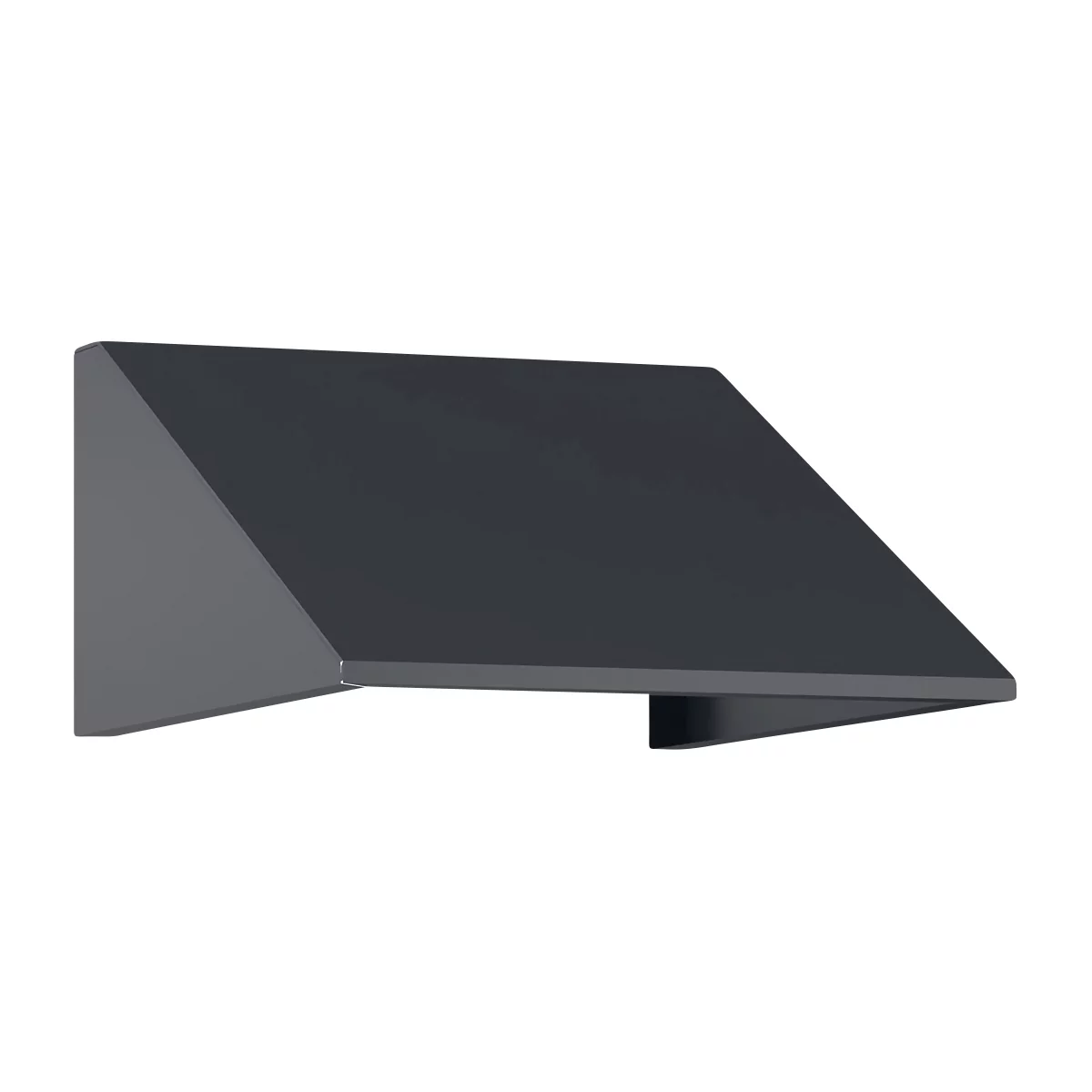Schuin dak uitbouw voor C+P lockerkast Resisto, helling 26°, B 396 x D 540 x H 230 mm, staal, antracietgrijs RAL 7016