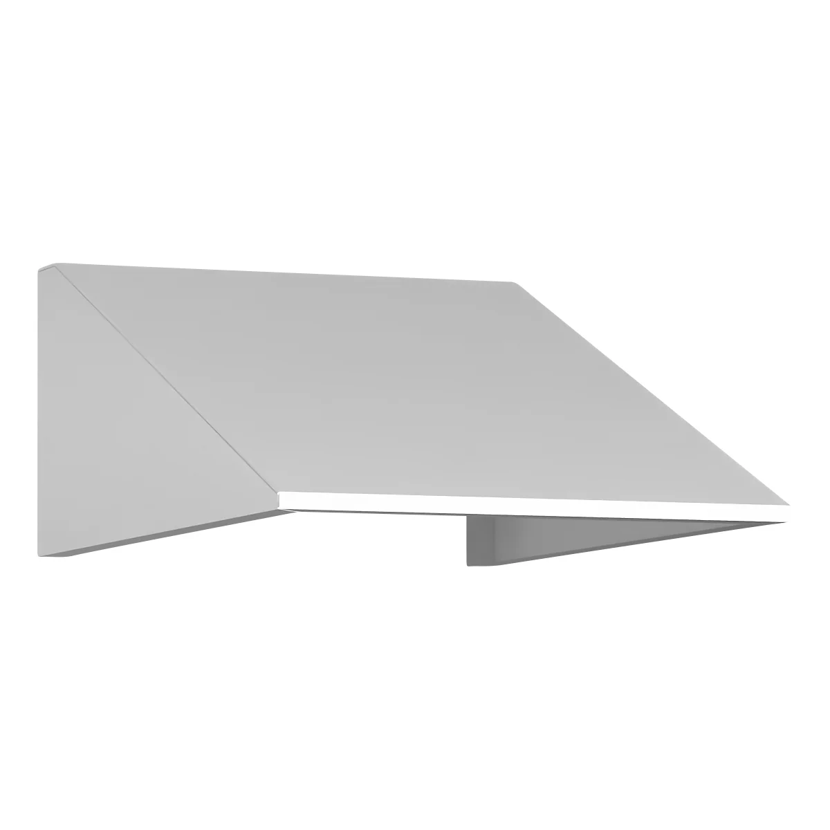 Schuin dak uitbouw voor C+P lockerkast Resisto, helling 26°, B 396 x D 640 x H 230 mm, staal, verkeerswit RAL 9016