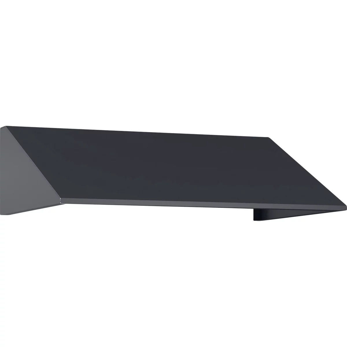 Schuin dak uitbouw voor C+P lockerkast Resisto, helling 26°, B 772 x D 540 x H 230 mm, staal, antracietgrijs RAL 7016