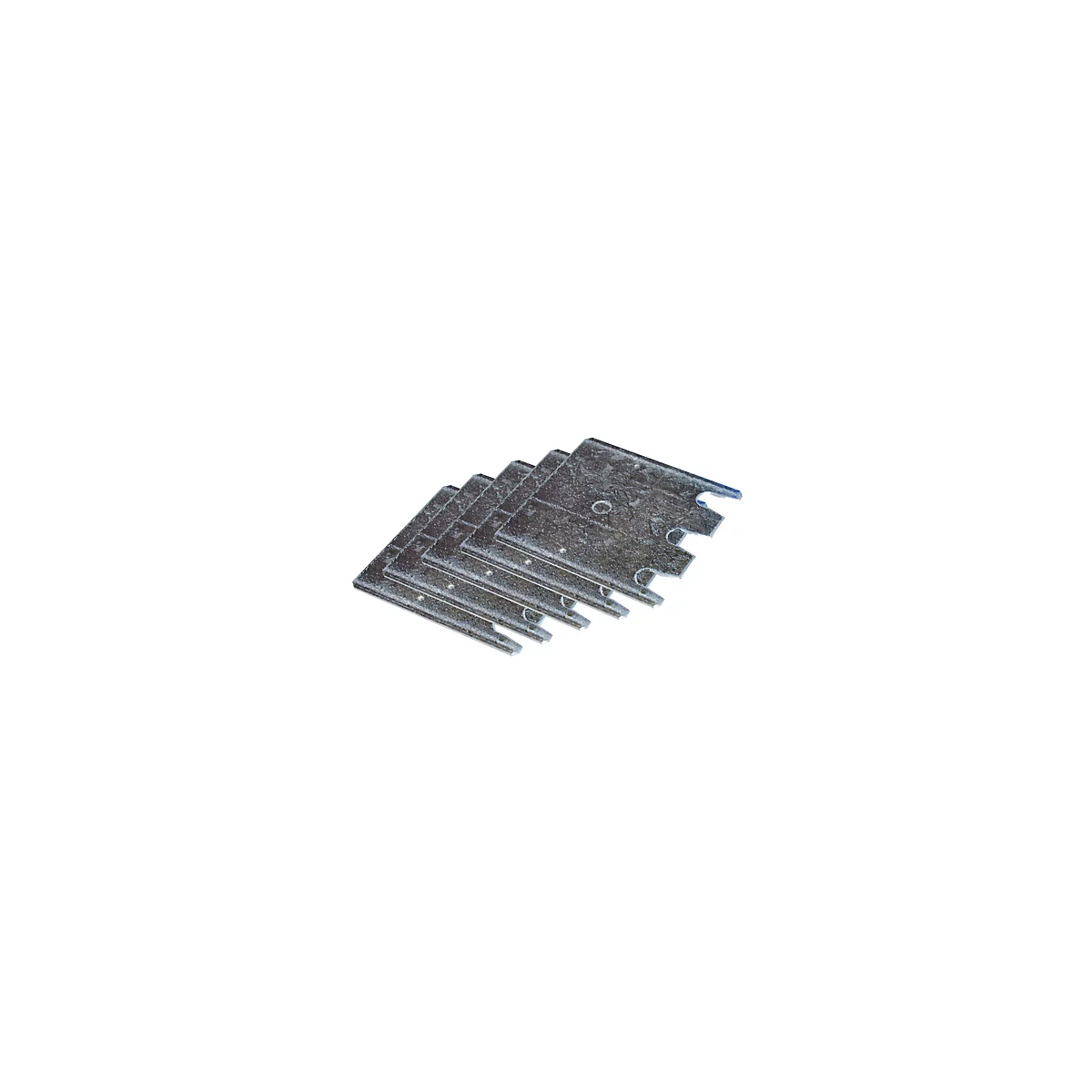 Schulte Lagertechnik bodemplaat vulplaat voor staanderframes S610-M18-U en S625-A18, dikte 2 mm, verzinkt, 5 st.