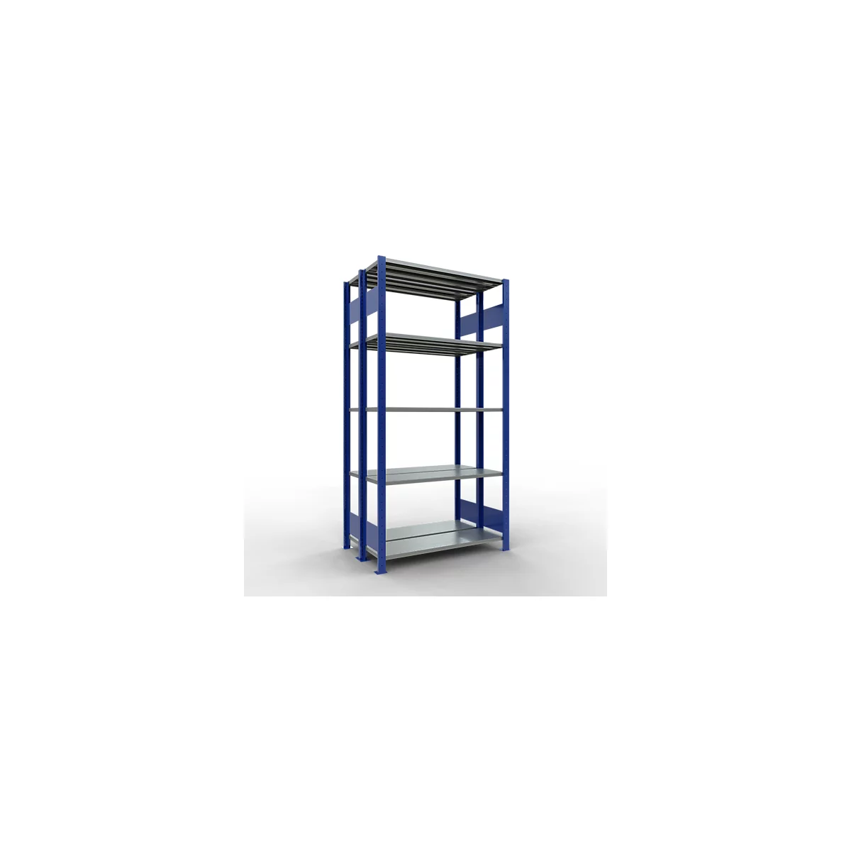SCHULTE Lagertechnik - Boutloze dubbele bodemplank type 150 - 2000x1000x2x300 mm 2x5 legborden
