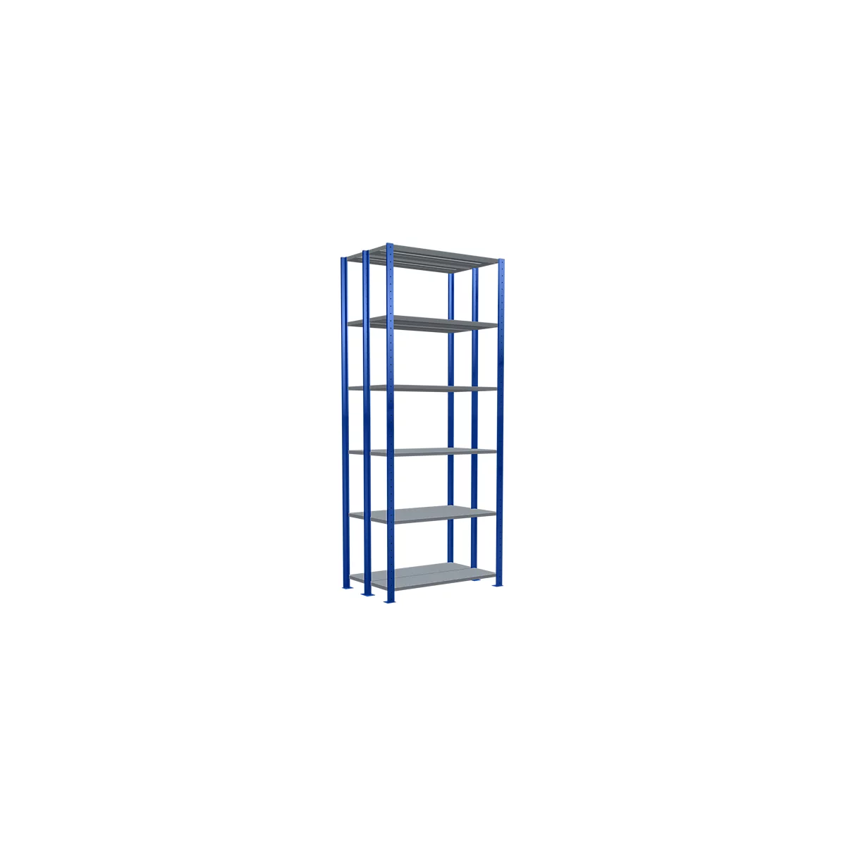 SCHULTE Lagertechnik - Boutloze dubbele bodemplank type 150 - 2500x1000x2x300 mm 2x6 legborden