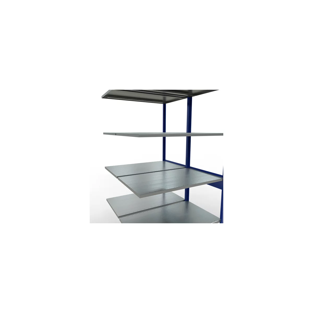 SCHULTE Lagertechnik - Boutloze dubbele stapelbak type 150 - 2500x1000x2x600 mm 2x6 schappen