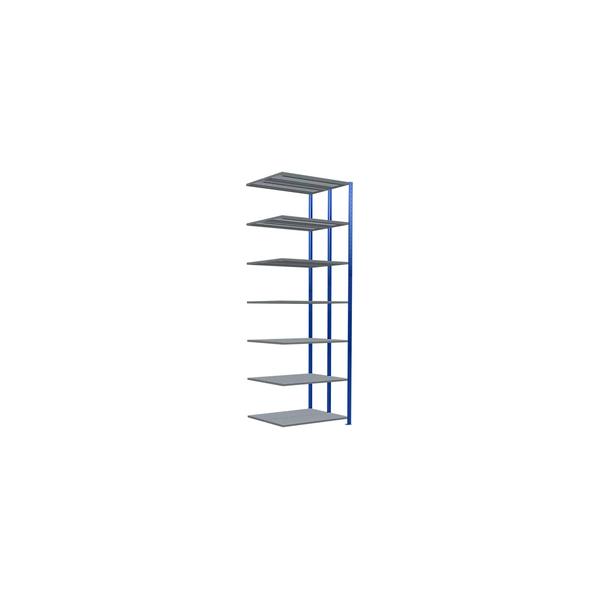 SCHULTE Lagertechnik - Boutloze dubbele stapelbak type 150 - 3000x1000x2x400 mm 2x7 schappen