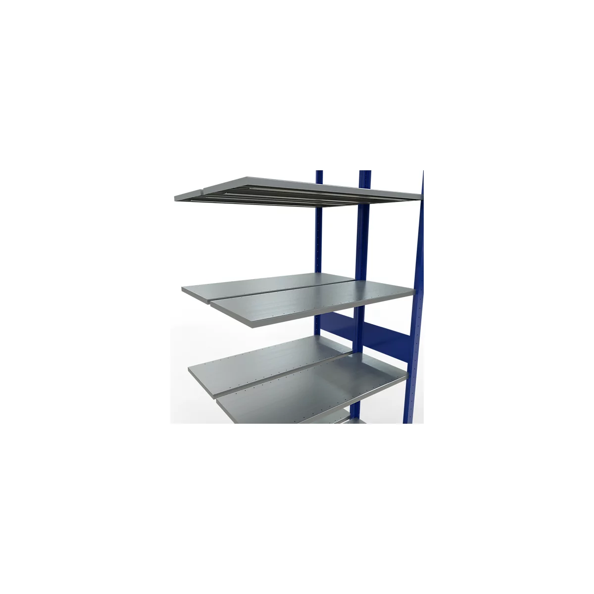 SCHULTE Lagertechnik - Boutloze dubbele stapelbak type 150 - 3000x1000x2x400 mm 2x7 schappen