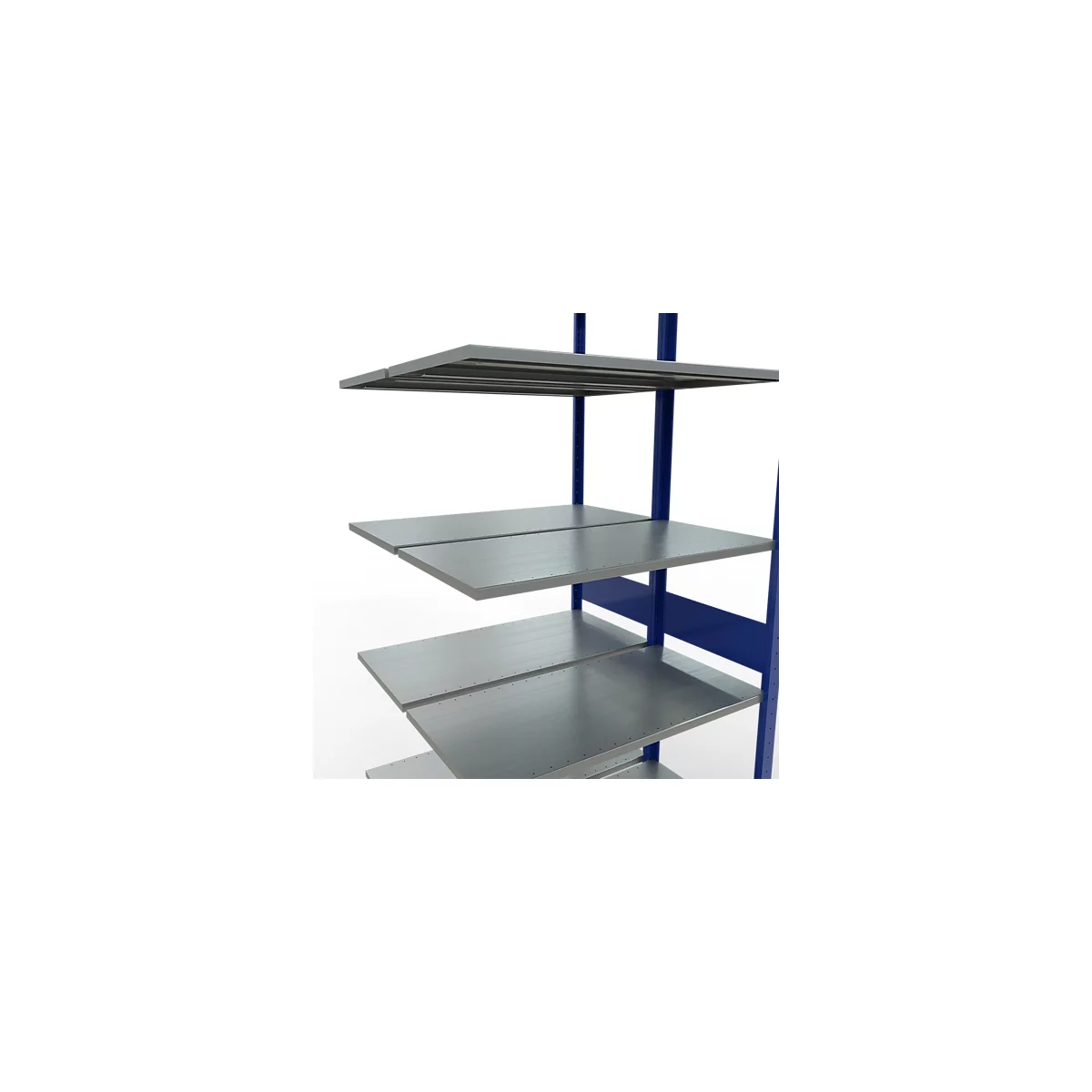 SCHULTE Lagertechnik - Boutloze dubbele stapelbak type 150 - 3000x1000x2x500 mm 2x7 schappen