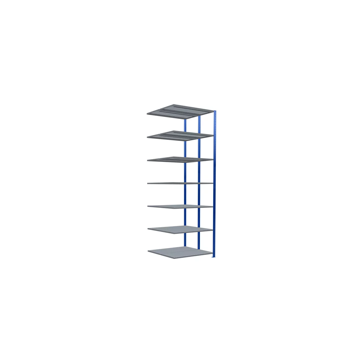 SCHULTE Lagertechnik - Boutloze dubbele stapelbak type 150 - 3000x1000x2x500 mm 2x7 schappen