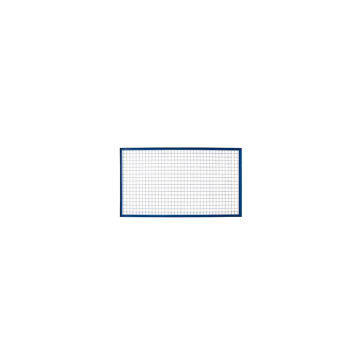 Schulte Lagertechnik draadgaas achterwand voor staanderframes S625-A18, S635-B20 en S645-B25, B 1350 x H 1000 mm, blauw/verzinkt