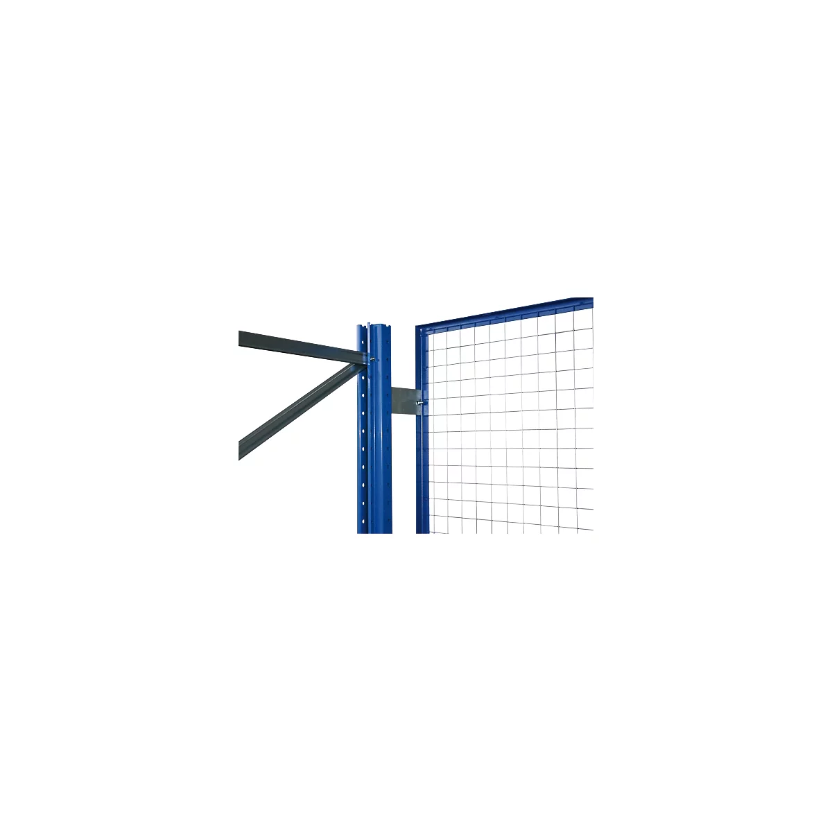 Schulte Lagertechnik draadgaas achterwand voor staanderframes S625-A18, S635-B20 en S645-B25, B 2225 x H 1000 mm, blauw/verzinkt