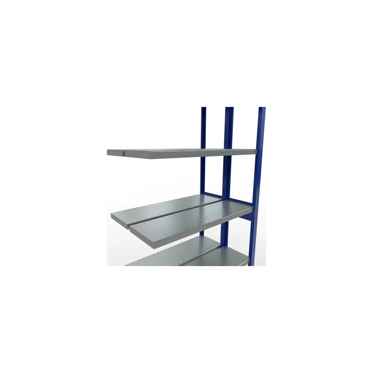 SCHULTE Lagertechnik - Dubbel legbordstelling. Type 250 kg - 2500x1000x2x300 mm, 12 legborden