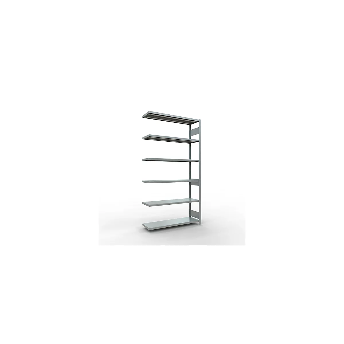 SCHULTE Lagertechnik Fachbodenregal - Stecksystem MULTIplus 250 Anbauregal - 2500x1300x400 mm, Typ 250 kg