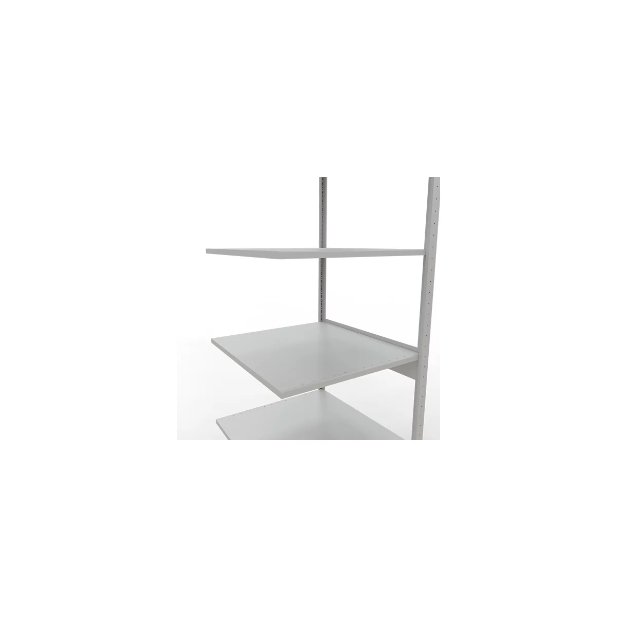 SCHULTE Lagertechnik - Insteekbevestiging met lengtebout - 2500x750x800 mm, type 150 kg