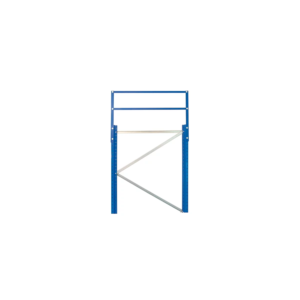 Schulte Lagertechnik kozijnverlenging voor staand frame, D 1100 x H 500 mm, gentiaanblauw RAL 5010