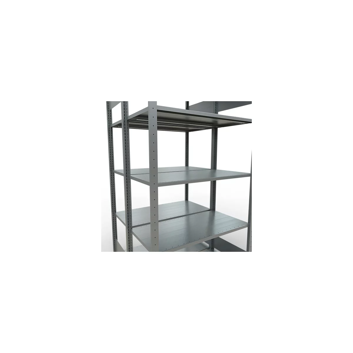 SCHULTE Lagertechnik - Rayonnage de base double emboîtable type 150 - 2000x1000x2x500 mm galv. 2x5 tablettes