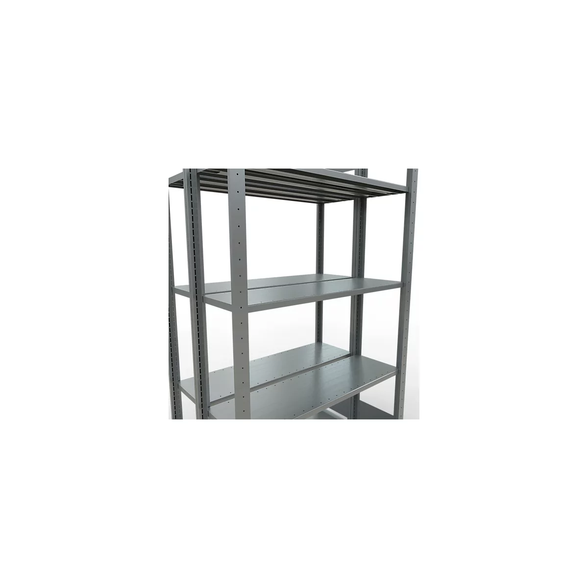 SCHULTE Lagertechnik - Rayonnage de base double emboîtable Type 150 - 2000x1000x300 mm galv. 2x5 tablettes