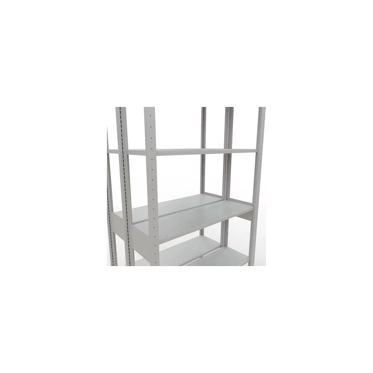 SCHULTE Lagertechnik - Rayonnage de base double emboîtable Type 150 - 2500x1000x2x300 mm 2x6 tablettes