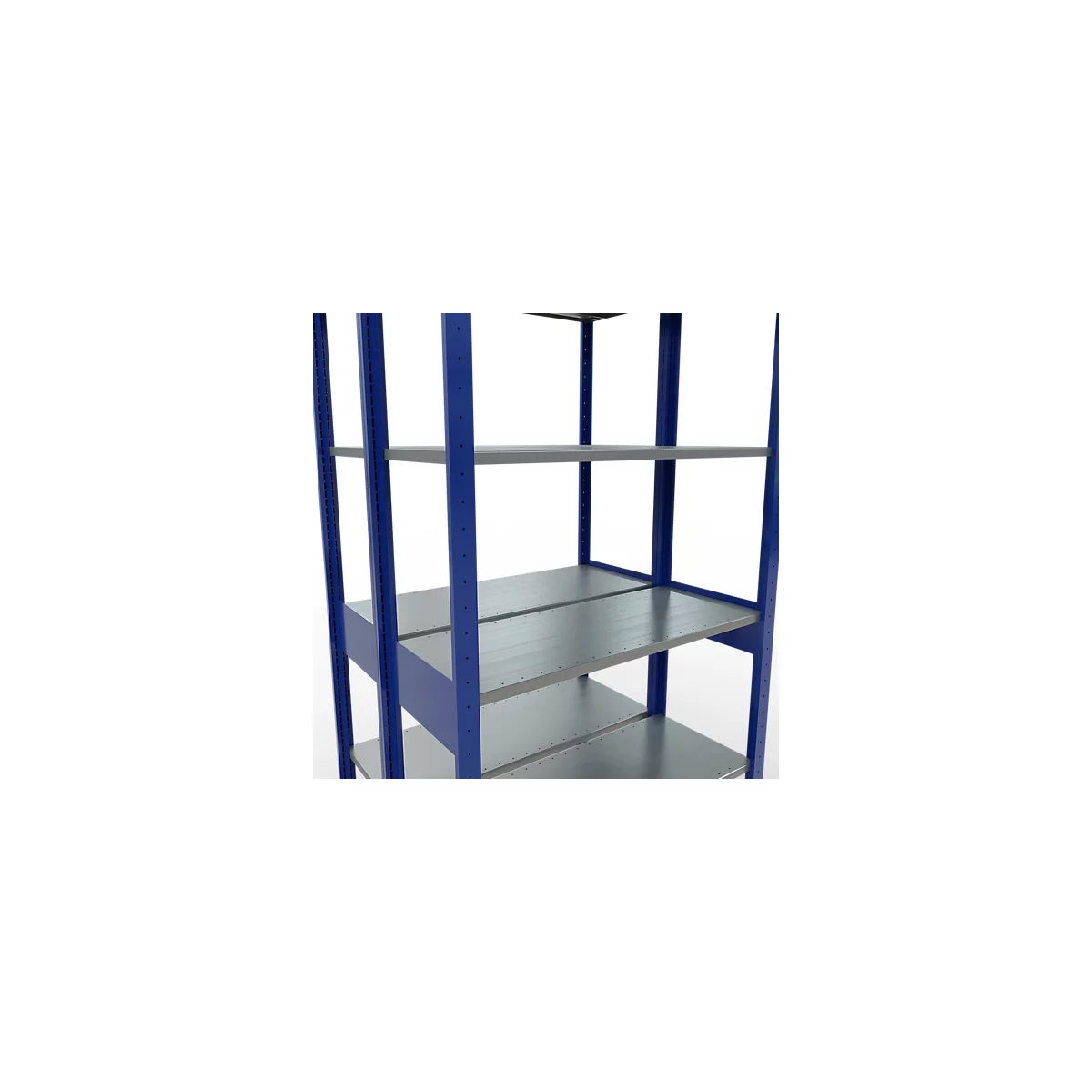 SCHULTE Lagertechnik - Rayonnage de base double emboîtable Type 150 - 2500x1000x2x400 mm 2x6 tablettes