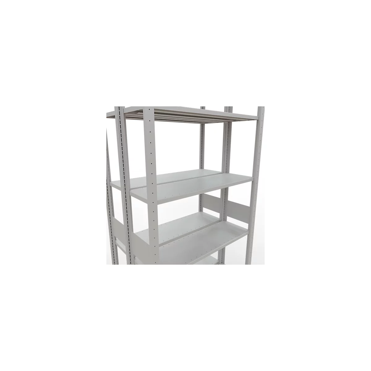 SCHULTE Lagertechnik - Rayonnage de base double emboîtable Type 150 - 3000x1000x2x300 mm 2x7 tablettes