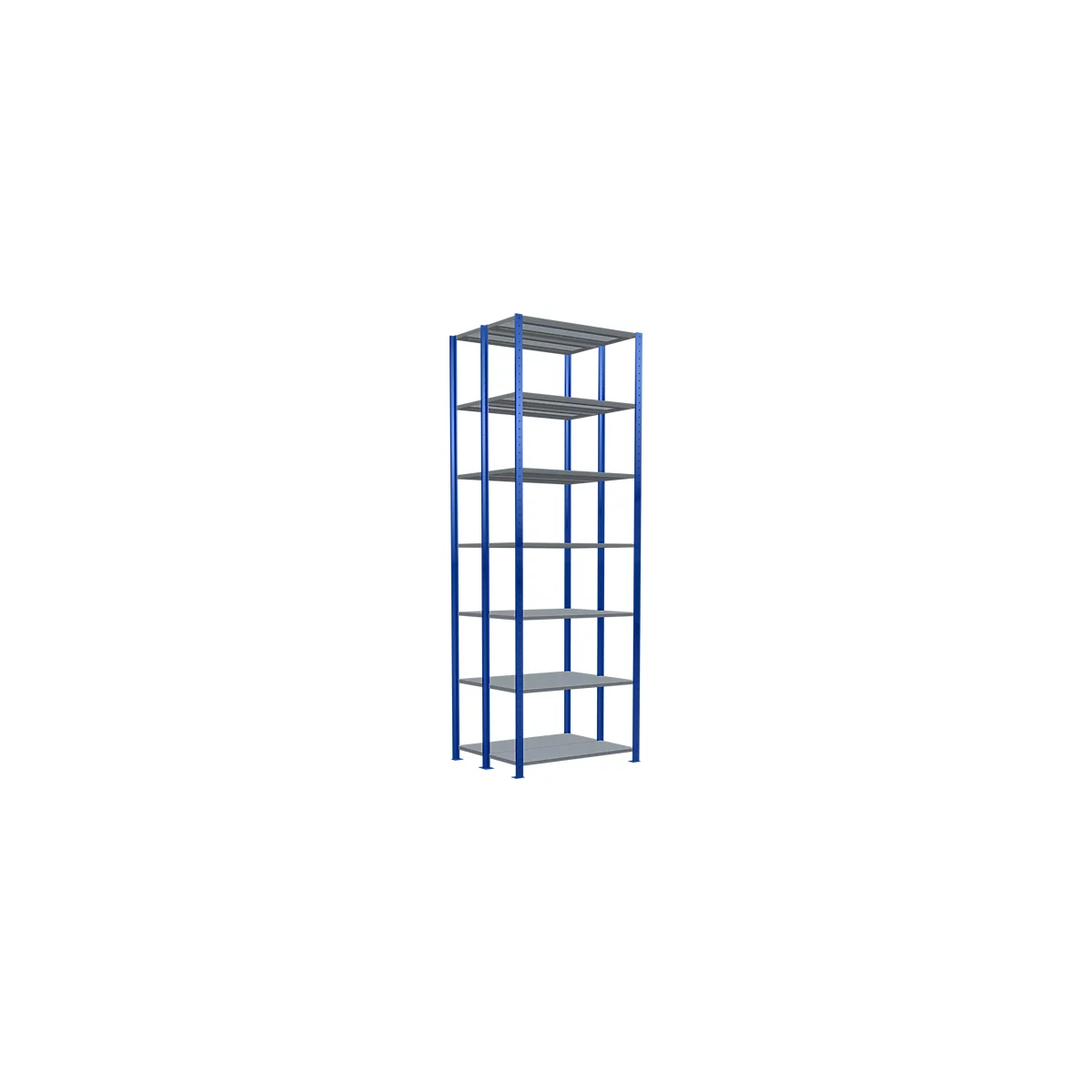 SCHULTE Lagertechnik - Rayonnage de base double emboîtable Type 150 - 3000x1000x2x400 mm 2x7 tablettes