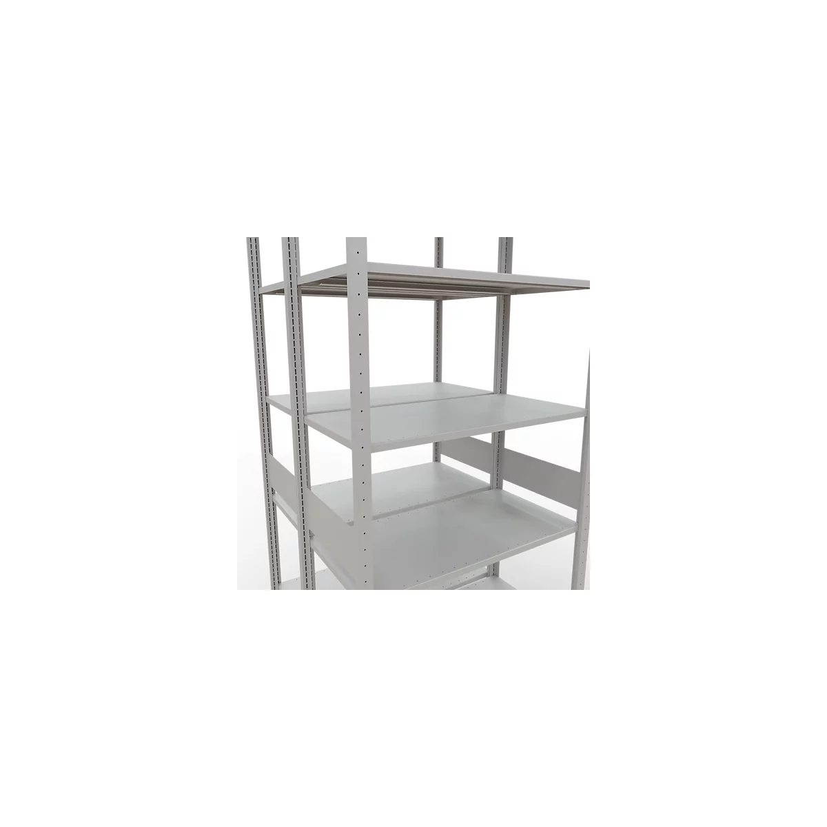 SCHULTE Lagertechnik - Rayonnage de base double emboîtable Type 150 - 3000x1000x2x500 mm 2x7 tablettes