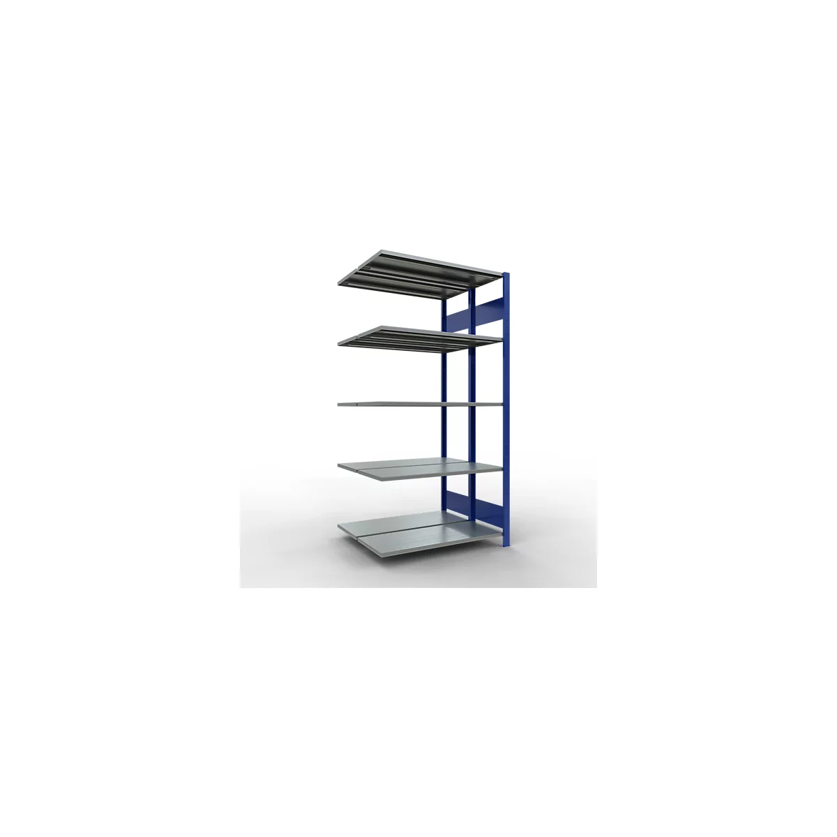 SCHULTE Lagertechnik - Rayonnage double emboîtable Modèle 150 - 2000x1000x2x400 mm 2x5 tablettes
