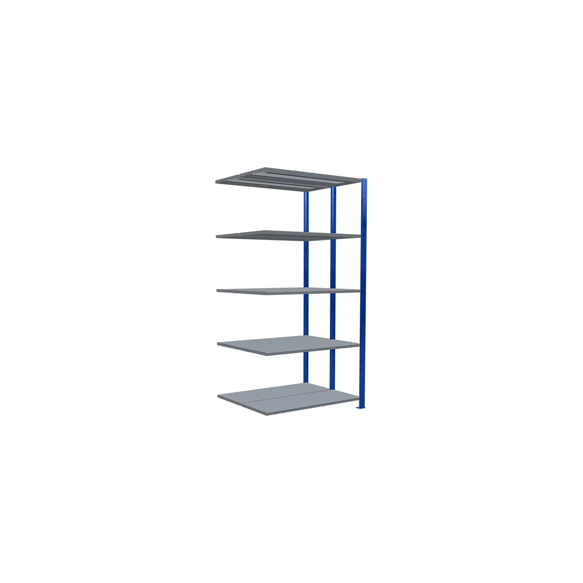 SCHULTE Lagertechnik - Rayonnage double emboîtable Modèle 150 - 2000x1000x2x400 mm 2x5 tablettes