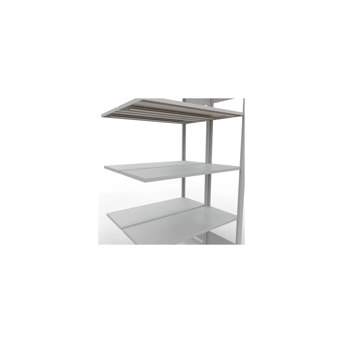 SCHULTE Lagertechnik - Rayonnage double emboîtable Modèle 150 - 2000x1000x2x400 mm 2x5 tablettes