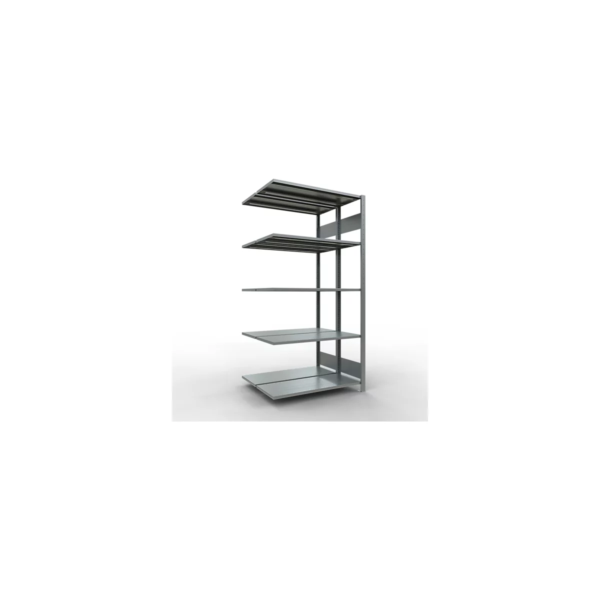 SCHULTE Lagertechnik - Rayonnage double emboîtable Modèle 150 - 2000x1000x2x400 mm,galv. 2x5 étagères