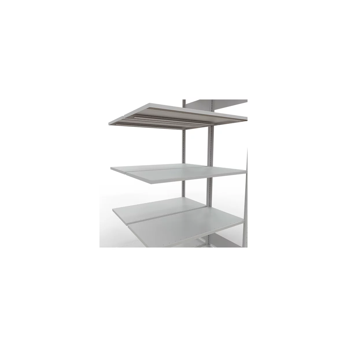 SCHULTE Lagertechnik - Rayonnage double emboîtable Modèle 150 - 2000x1000x2x500 mm 2x5 tablettes