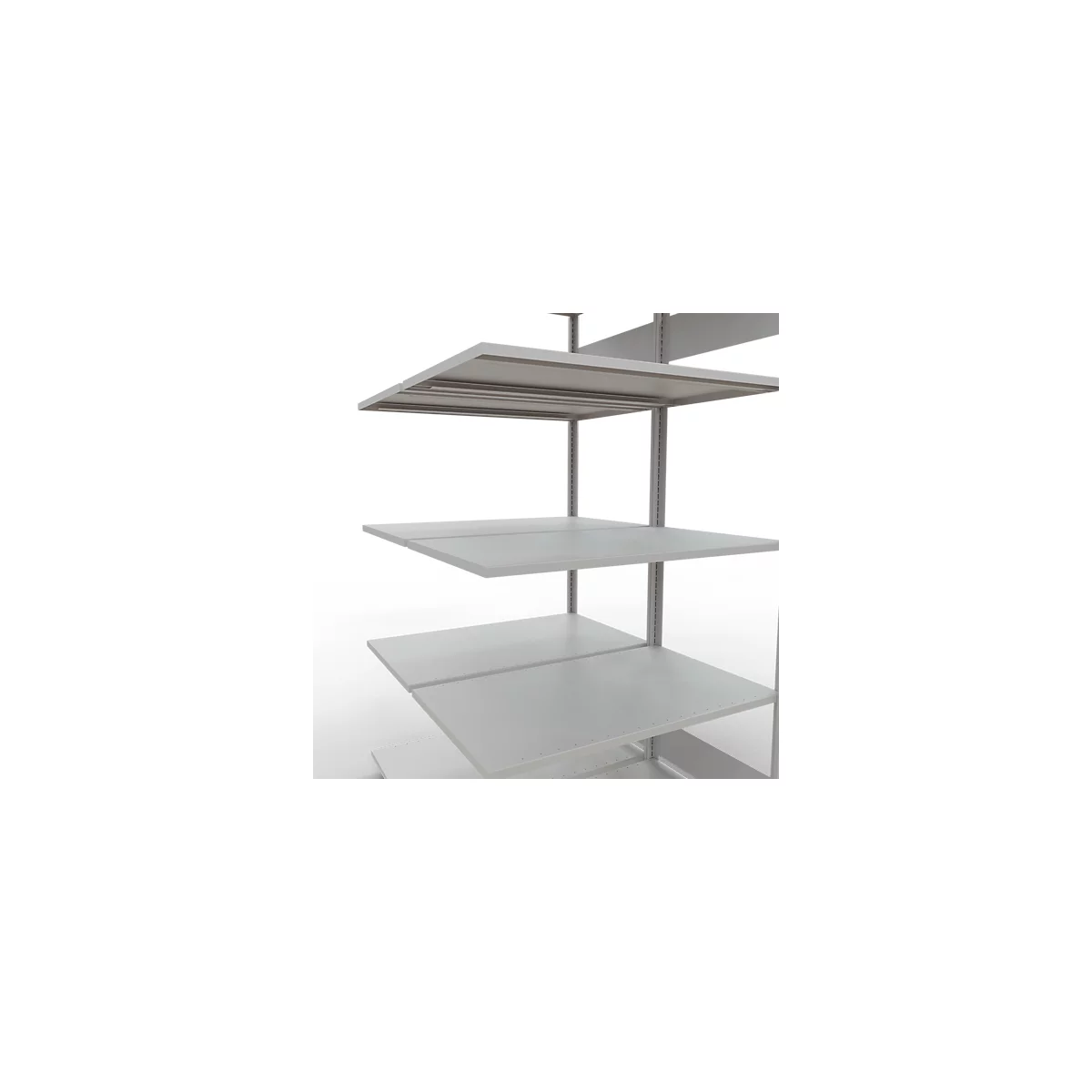 SCHULTE Lagertechnik - Rayonnage double emboîtable Modèle 150 - 2000x1000x2x600 mm 2x5 tablettes