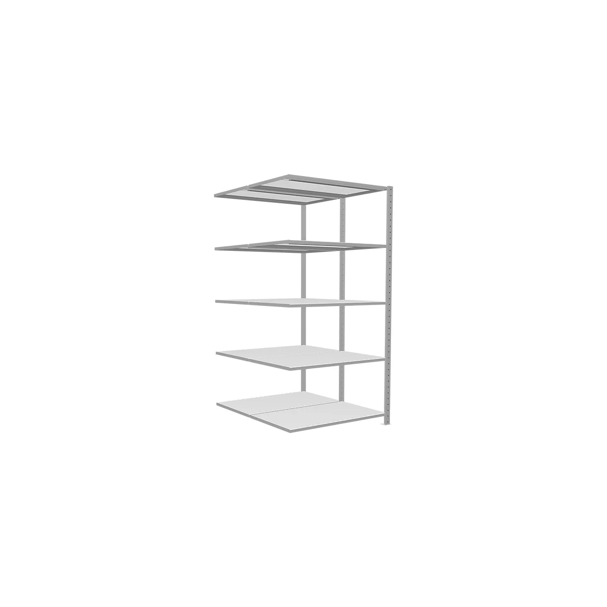 SCHULTE Lagertechnik - Rayonnage double emboîtable Modèle 150 - 2000x1000x2x600 mm 2x5 tablettes