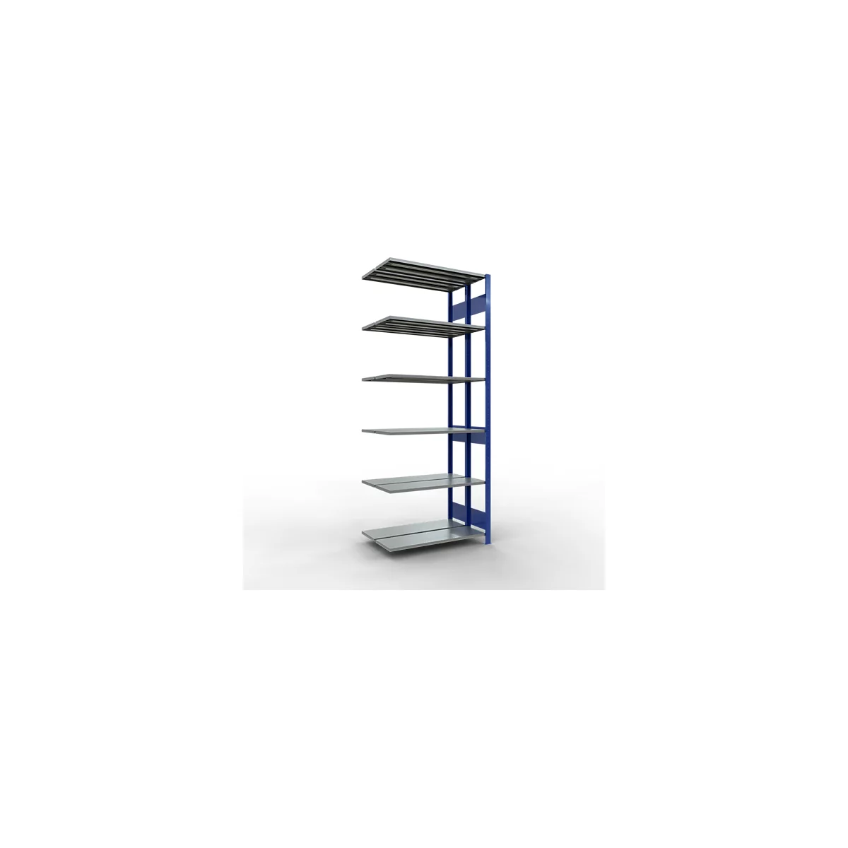 SCHULTE Lagertechnik - Rayonnage double emboîtable Modèle 150 - 2500x1000x2x300 mm 2x6 tablettes