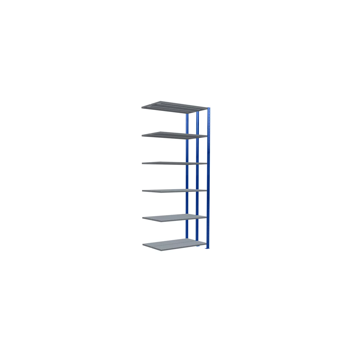 SCHULTE Lagertechnik - Rayonnage double emboîtable Modèle 150 - 2500x1000x2x300 mm 2x6 tablettes